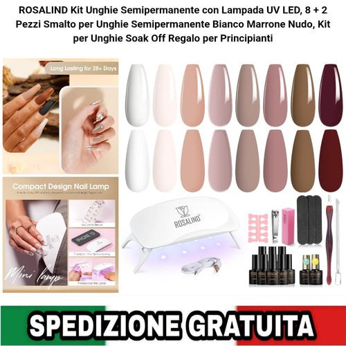 Kit unghie semipermanente - unghie, con
