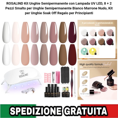 Kit unghie semipermanente con - unghie,